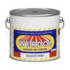 WERDOL Glanzgrafitfarbe anthrazitgrau 4 L WERDOL Graphitfarbe Dunkelgrau dunkelgrau 2 L